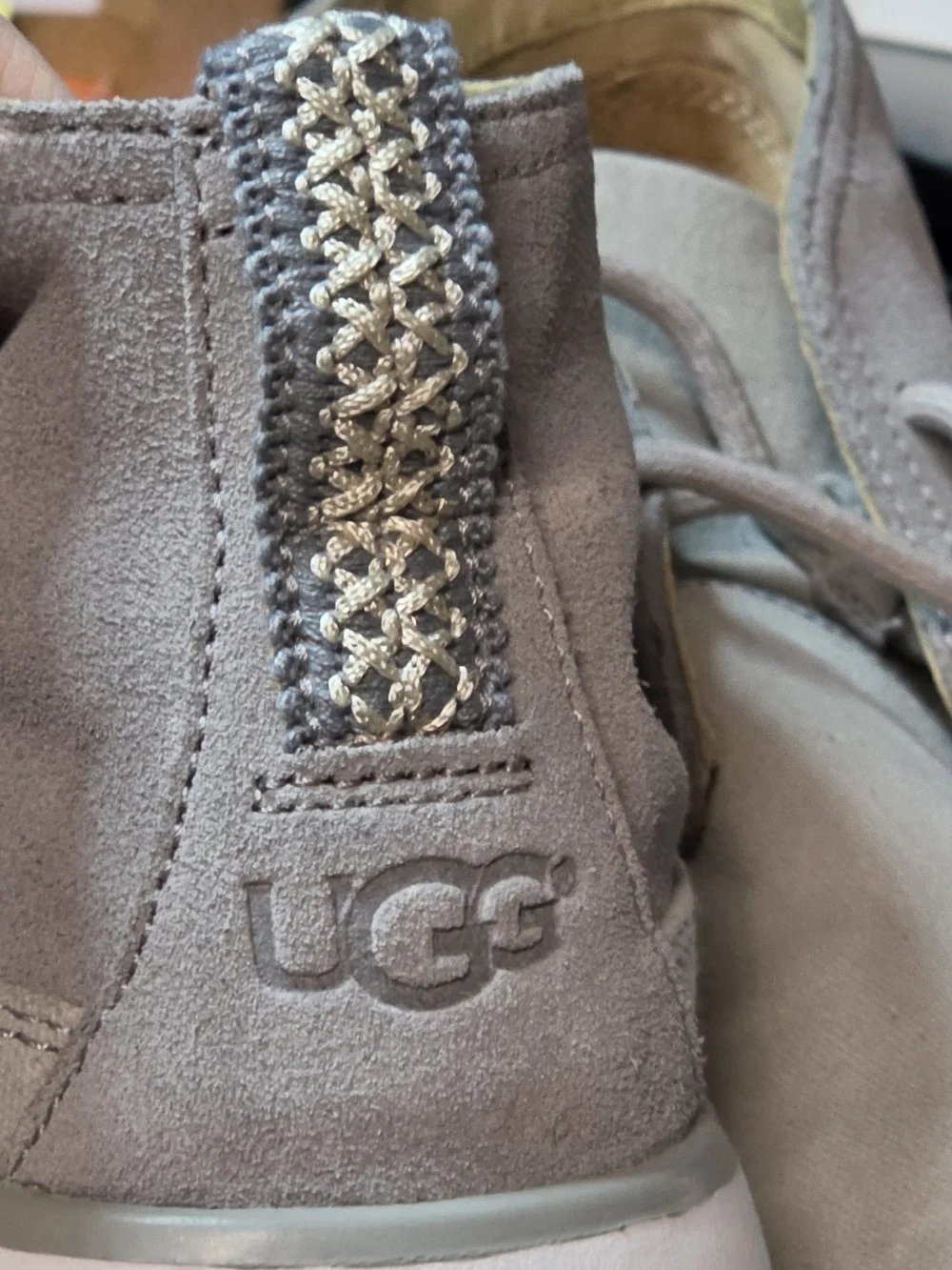 UGG Freaman Canvas Chukka Boots in Gray